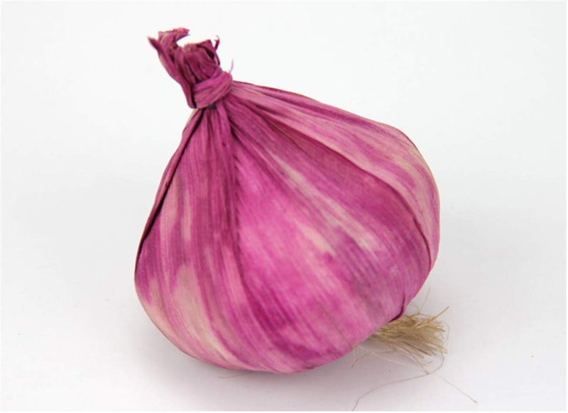 Zzooi Artificial Lifelike Fake Garlic Faux Garlic White and Red 10PCS Totall - Image 2